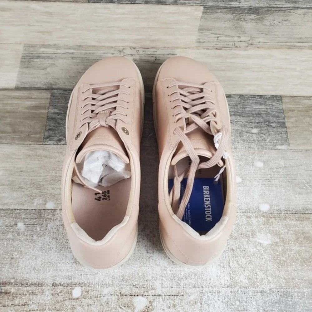 Birkenstock Bend Low Womens Casual Shoes 10 Narrow Comfort Beige leather Sneaker